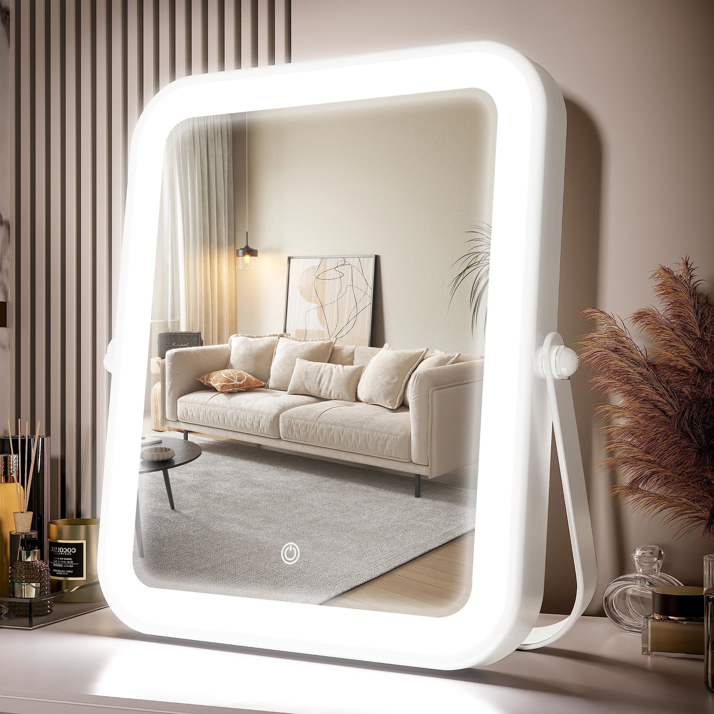 GO GIRL™ 8X10inch Lighted Vanity Makeup Mirror,